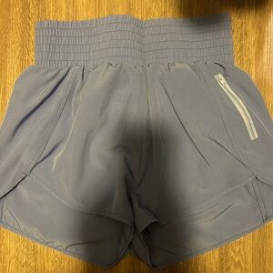 High waisted athletic shorts